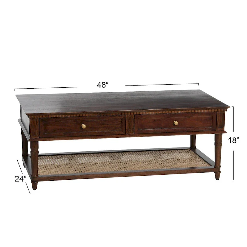 Acacia Wood Coffee Table