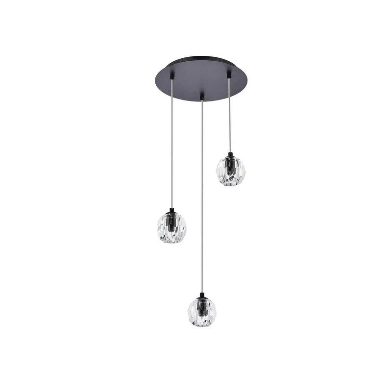 Ella 12-Inch 3-Lights Pendant - N/A