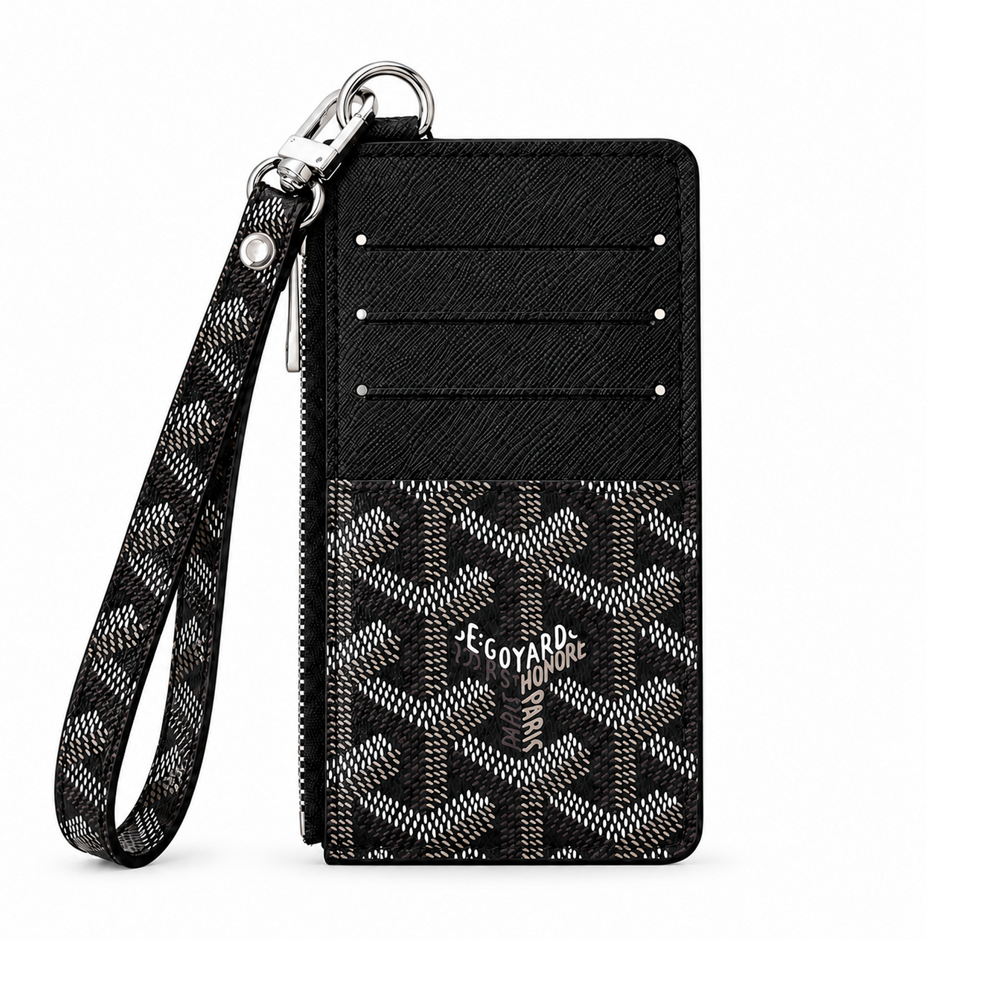 GO Chevron Zipline 01 Wrist Strap Card Holder - Vania Cases