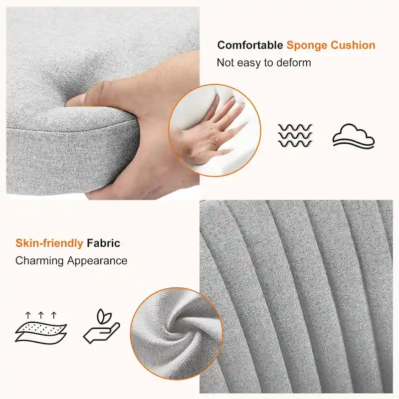 Adjustable Swivel Office Desk Chair with Wheels