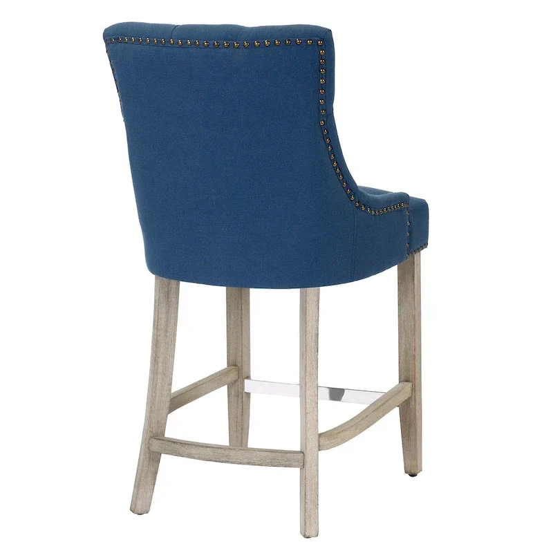 Carter 24 Upholstered Button Tufted Counter Bar Stool