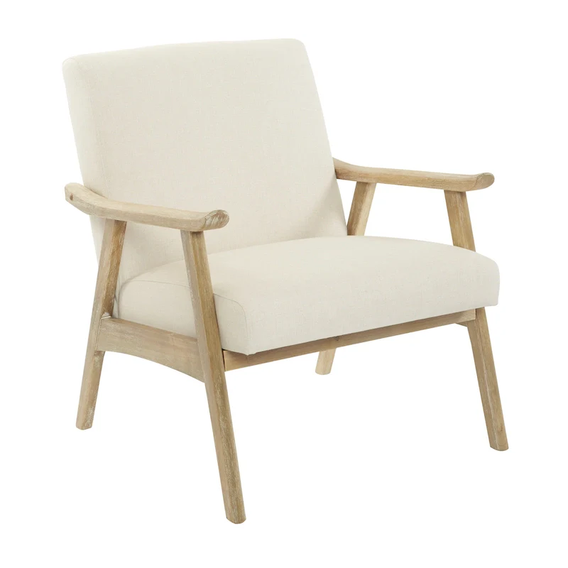 Weldon Mid-Century Fabric Upholstered Chair