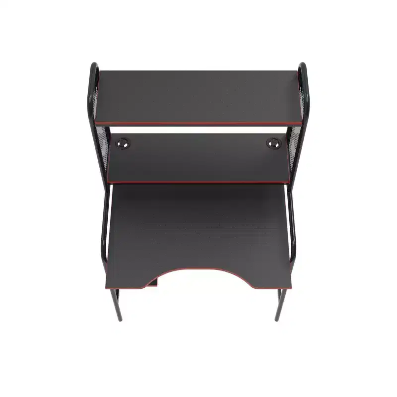 iCarus Mesh Gaming Desk with Wood Desktop - X Rocker