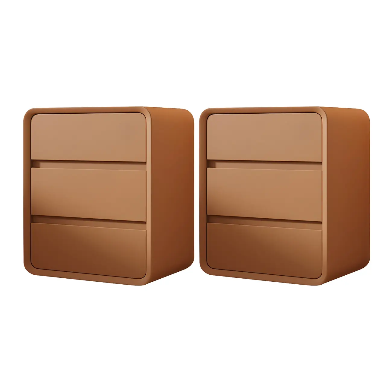 Scandinavian Wood Narrow Bedside Cabinet