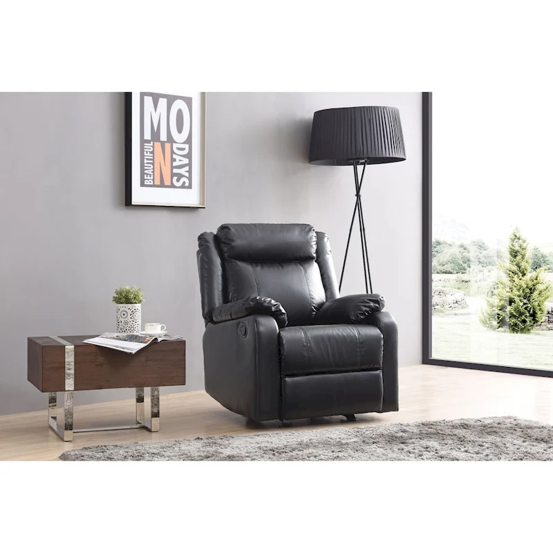 Copper Grove Zug Faux Leather Rocking Recliner