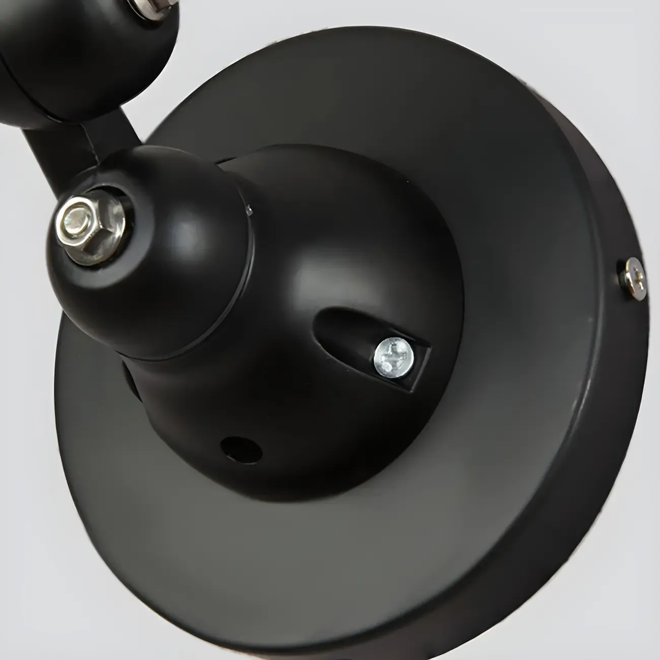 Industrial Metal Dome Adjustable Swing Arm Wall Light