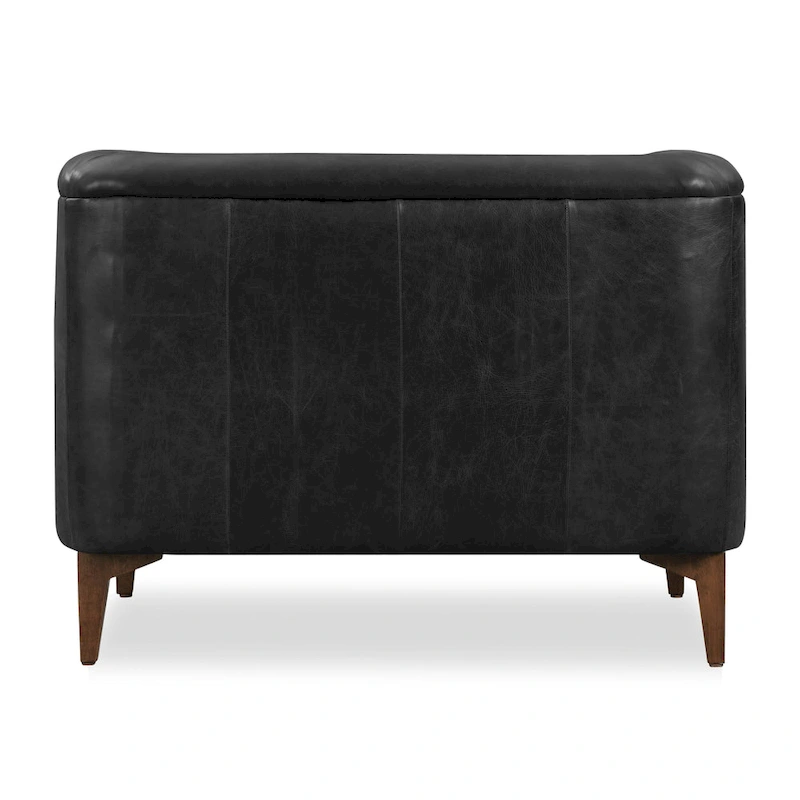 Poly & Bark Essex Lounge Chair - Full Grain Genuine Italian Leather