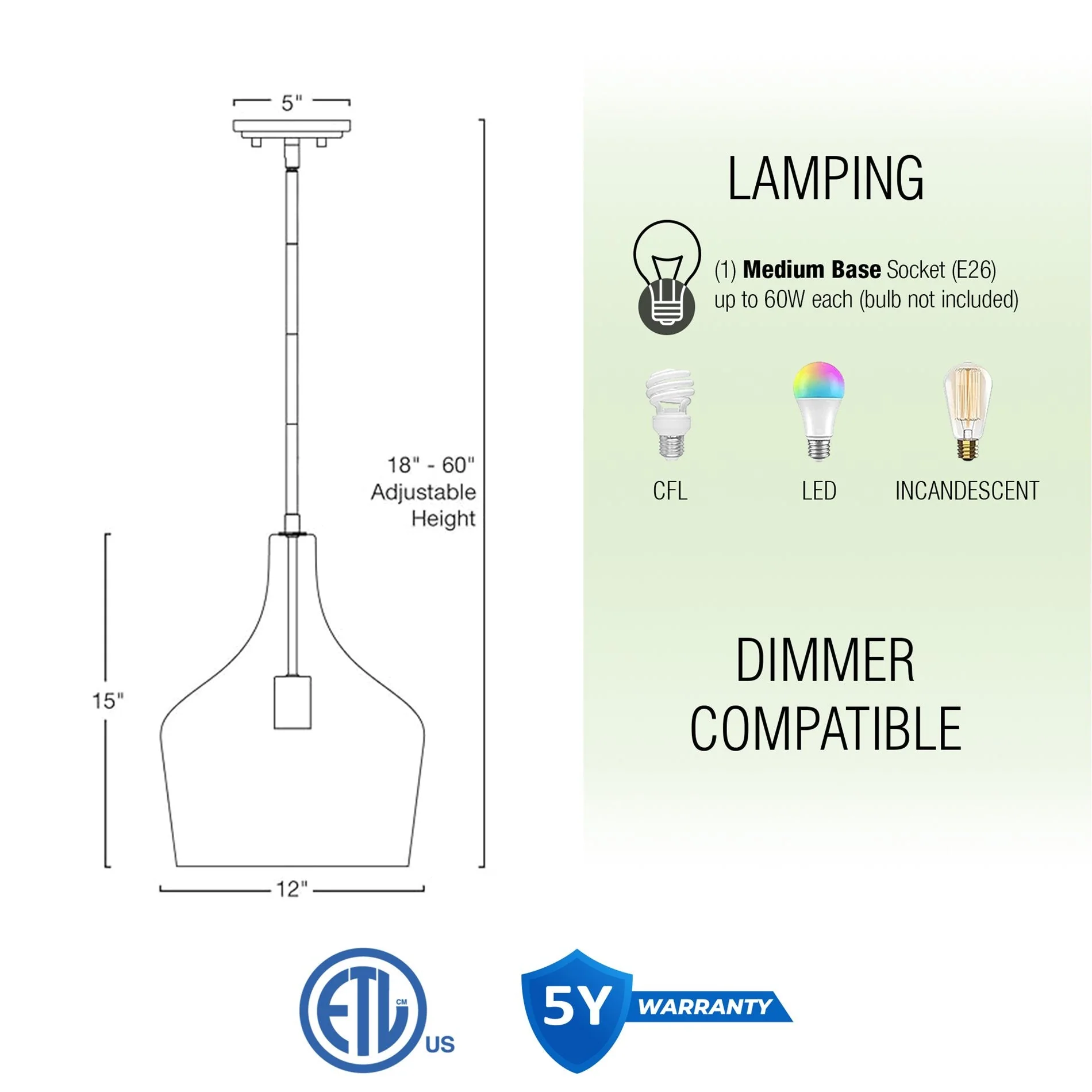 Lucy 16 Modern Pendant Light