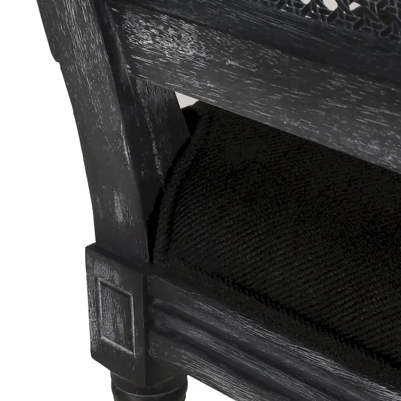 Remuda Wood and Cane Upholstered 5 Piece Circular Dining Set by Christopher Knight Home