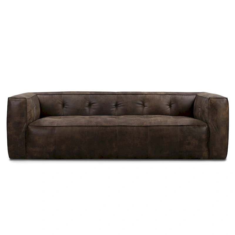 Poly & Bark Capa 92 Sofa - Full Grain Genuine Italian Leather