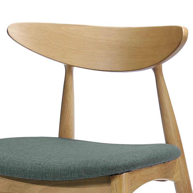 Barron Mid-Century Modern Dining Chairs (Set of 2) by Christopher Knight Home - 22.50   W x 19.75   L x 28.75   H