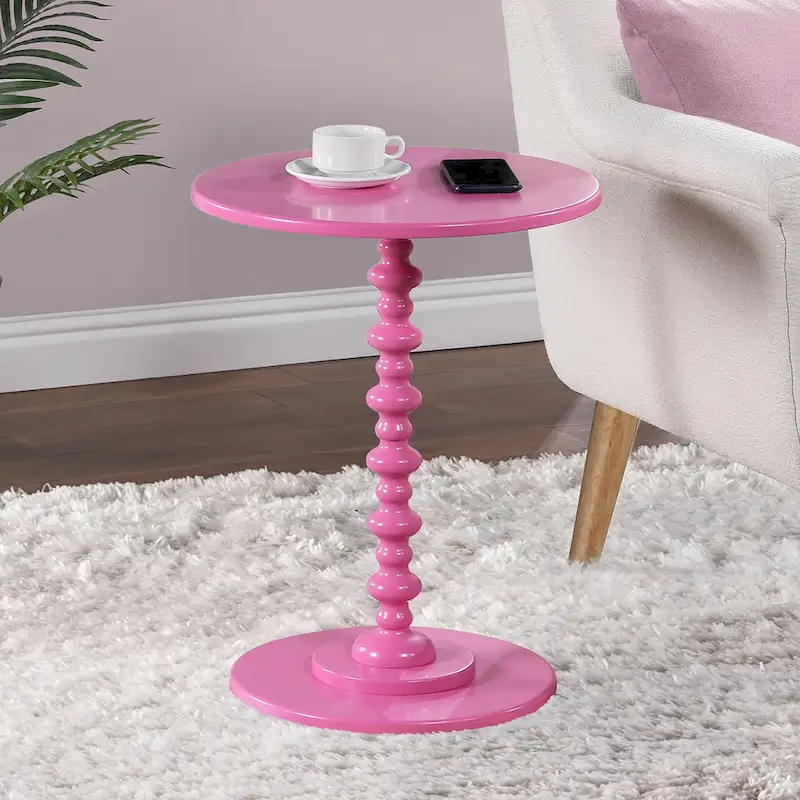 Convenience Concepts Palm Beach Round Spindle Table