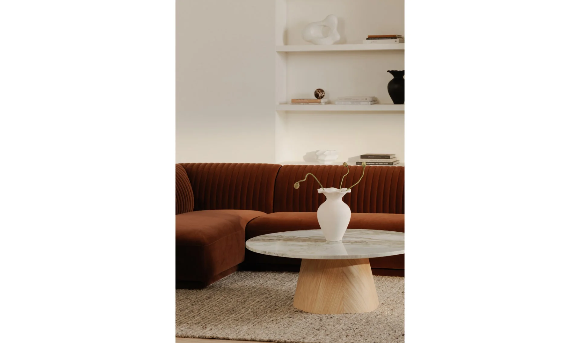 Evelyn Coffee Table Green Onyx Marble