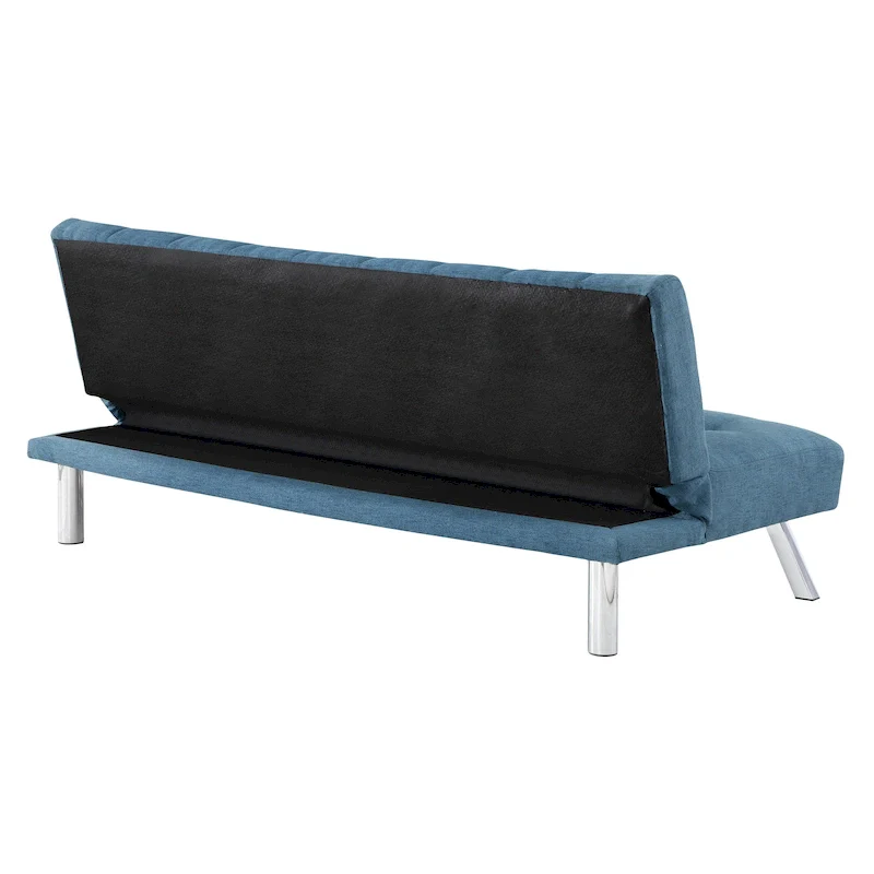 Futon with Stainless Steel Legs