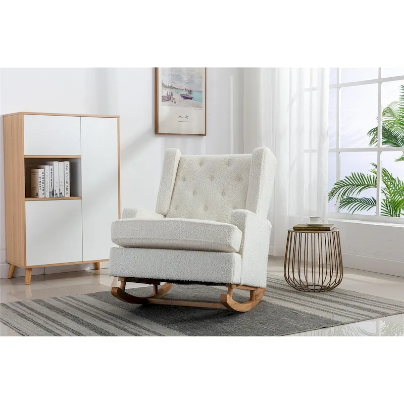 Modern 33.8 Tufted Rocking Chair