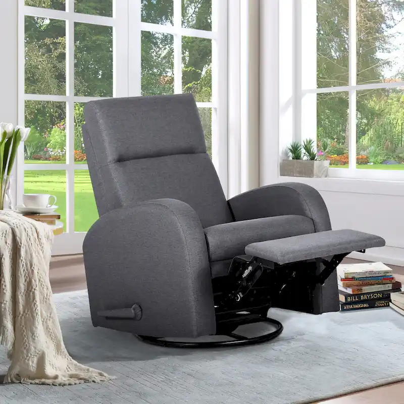 Manual Glider Recliner Rocker Swivel Chair
