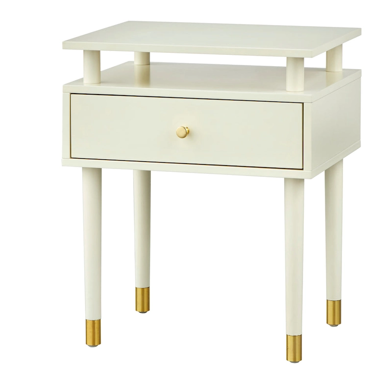 Simple Living Margo Mid-Century One Drawer Side Table