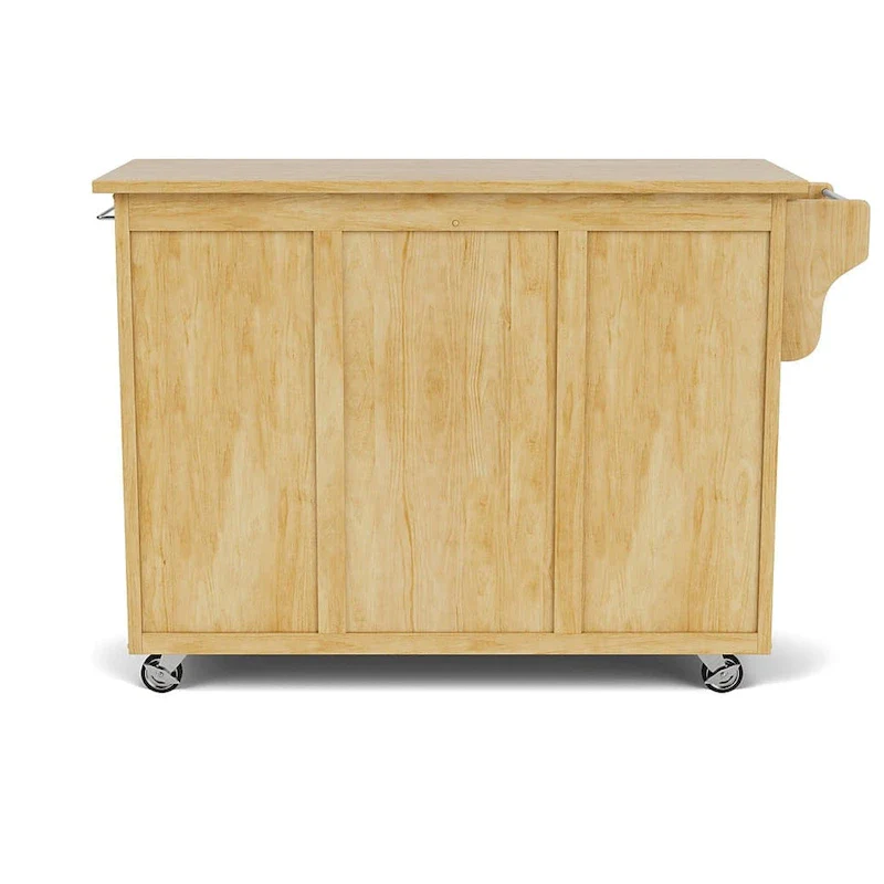 Create-a-Cart Brown Kitchen Cart