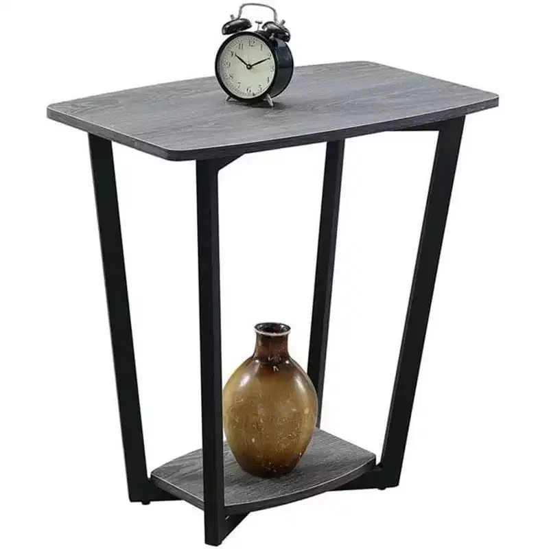HomeStock Rectangle Metal Table Top End Table 1 -piece
