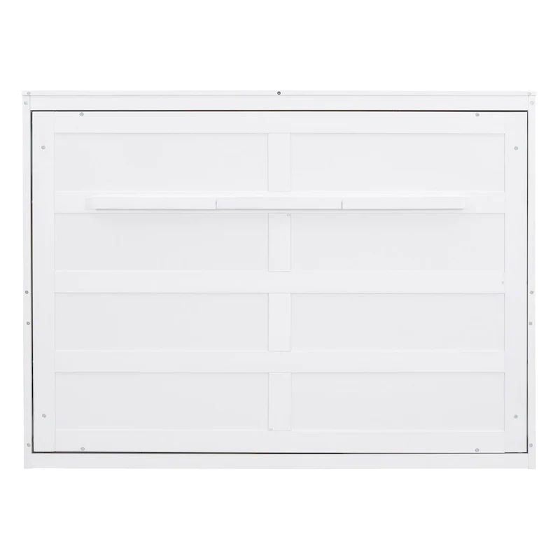 Full Wooden Wall Murphy Bed, Space-Saving