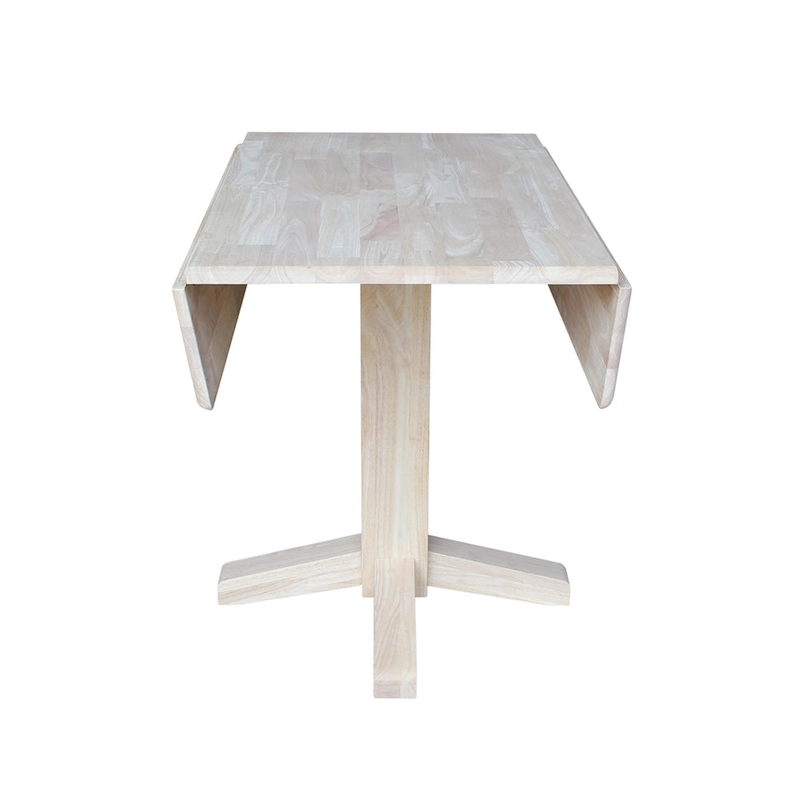 Square Dual Drop Leaf Dining Table