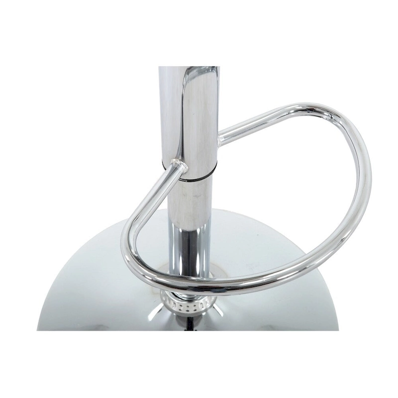 Adjustable Height Barstool in Chromed Finish