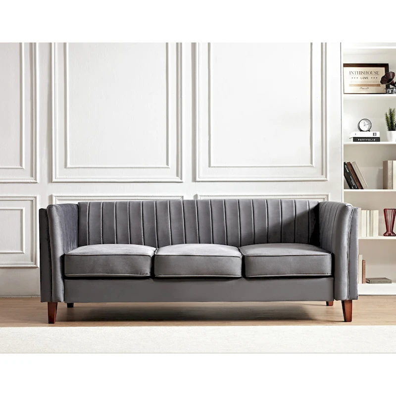 Line Tufted Square Design Sofa