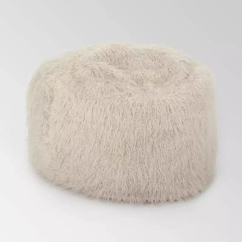 Lachlan Furry Bean Bag - Christopher Knight Home