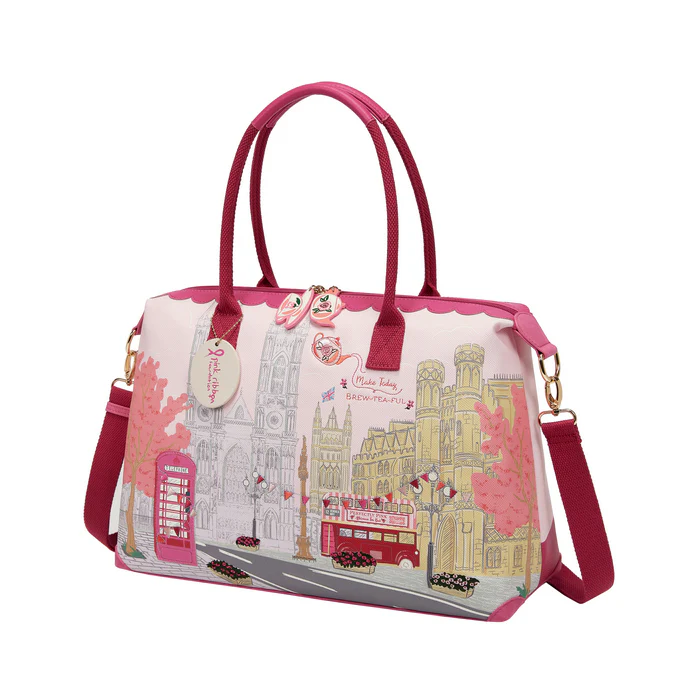 Vendula Perfectly Pink Afternoon Tea Bus Bonnie Weekender