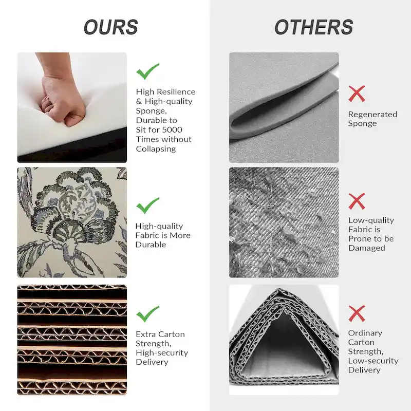 Wooden Upholstery Armchair with Nailhead Trims