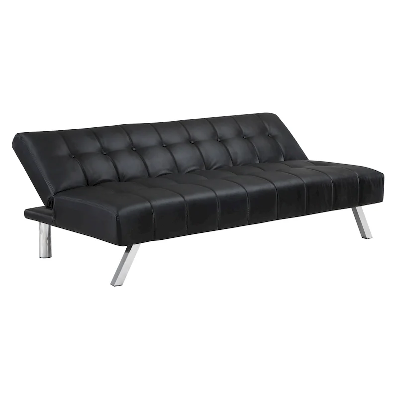 Futon with Stainless Steel Legs