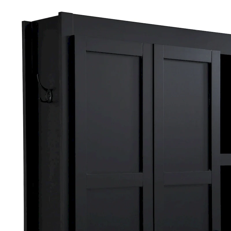 Farmhouse-Style 4-in-1 Hall Tree with Mudroom Bench