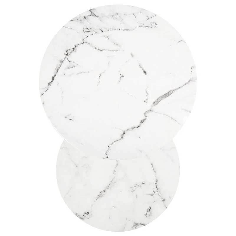 2 Round Nesting Coffee Table - 43 L x 36 D x 18 H - 32Wx32Dx18H