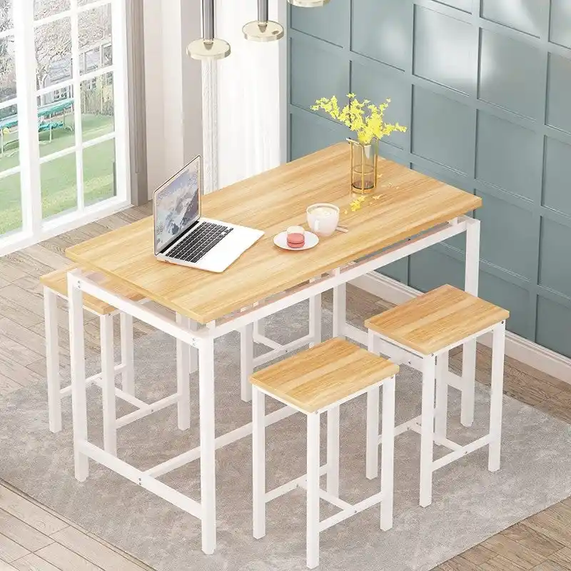 Mieres Modern Farmhouse Counter Height Pub 5-piece Dining Set