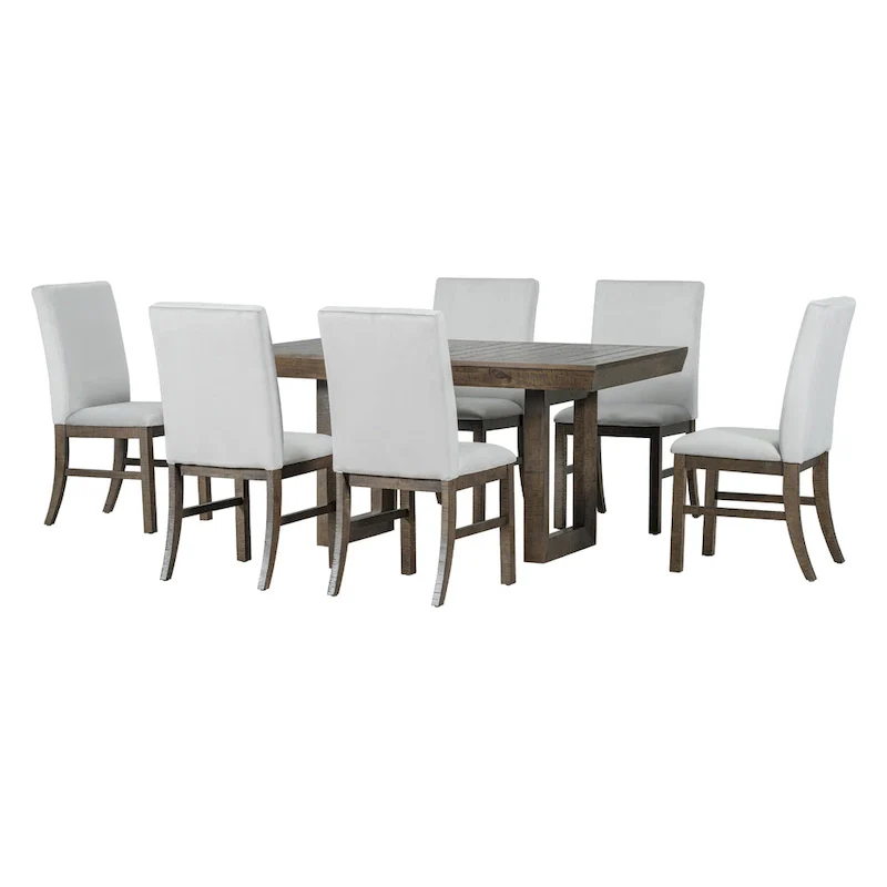 7-Piece Extendable Dining Table Set