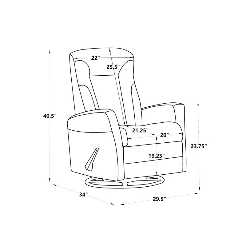 Recliner Rocker Recliner Swivel Recliner Chair Accent Chair
