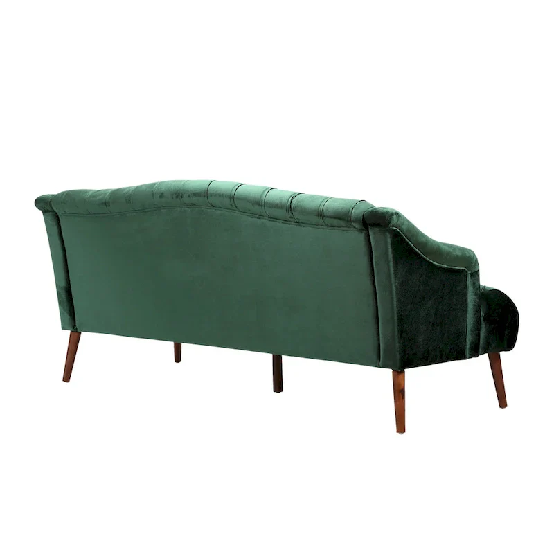Adelia Modern Glam Tufted Velvet Sofa by Christopher Knight Home