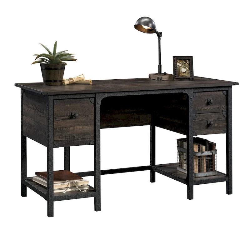 Steel River Double Ped Desk