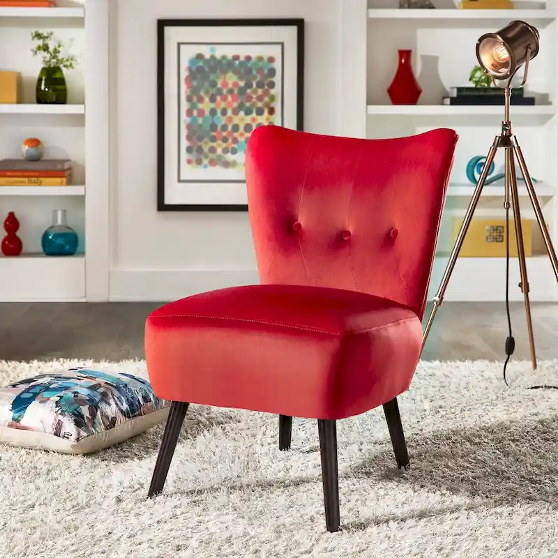 Imani 22.5  Wide Tufted Accent Chair by iNSPIRE Q Bold