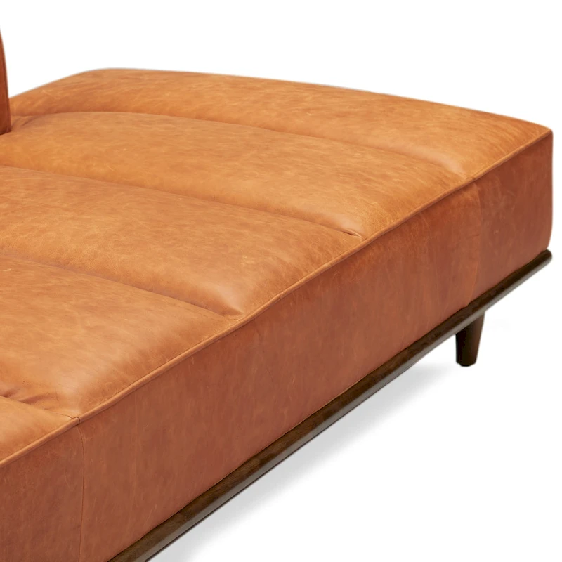 Poly & Bark Jasper Daybed - Full Grain Genuine Italian Leather