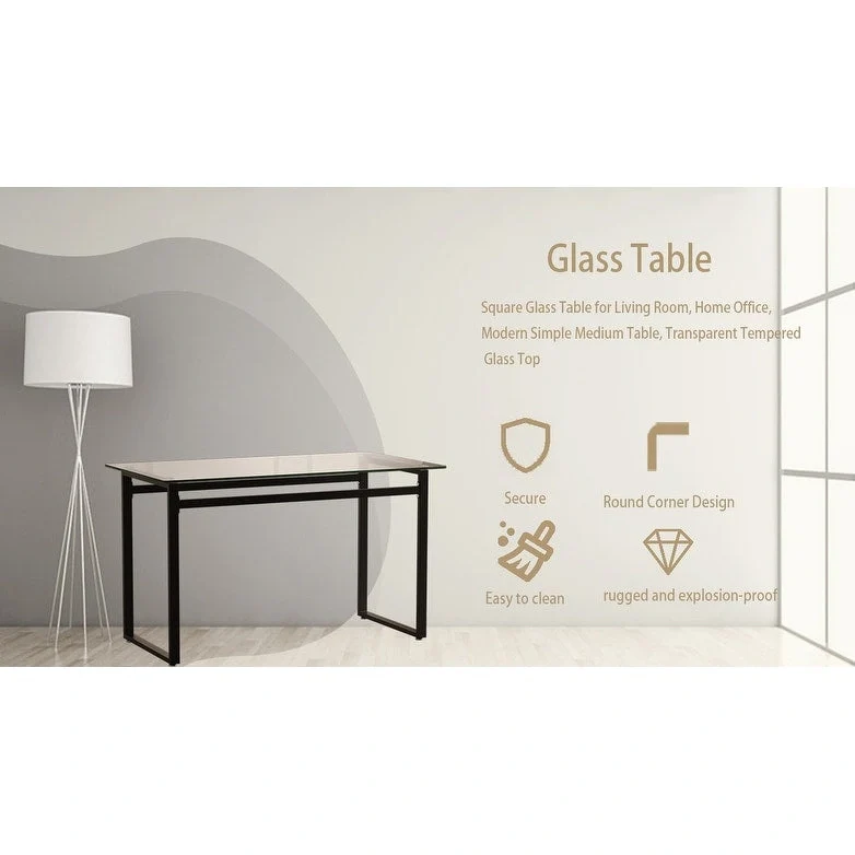 Rectangular Glass Dining Table
