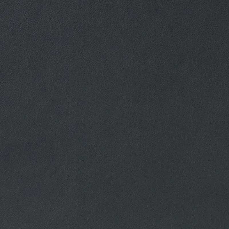 Rita Living Room 3-Seat Genuine Leather Sofa with Solid Wood Legs and Nailhead