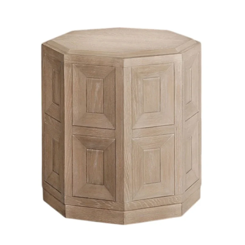 Accent Side End Table, Tawny Brown Wood, Rectangular 20 Inch