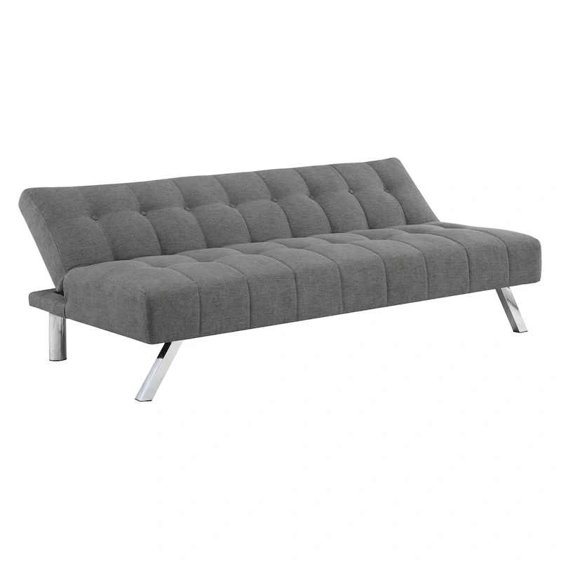Futon with Stainless Steel Legs