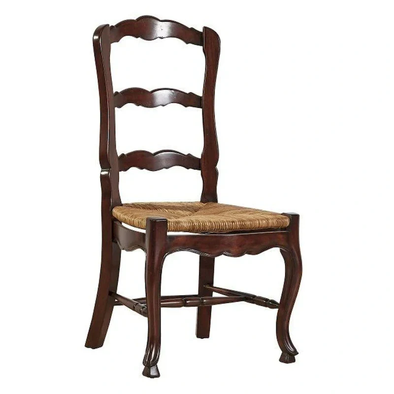 French Ladderback Mahogany Dining Chair