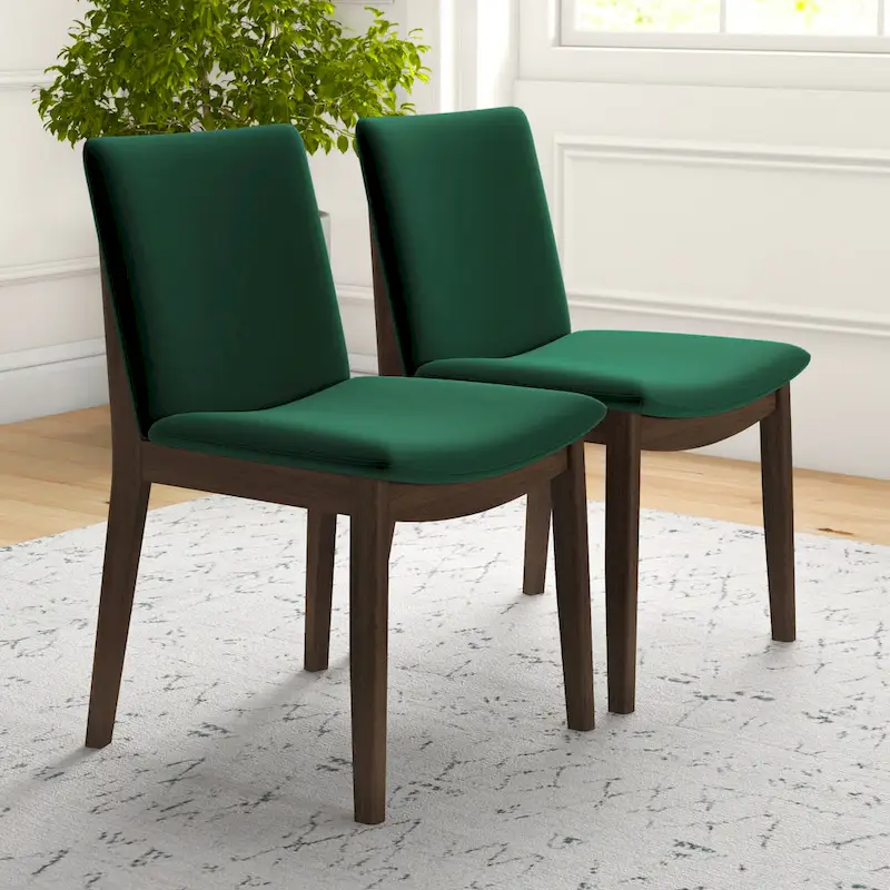 Modern Solid Wood Dining Chair (Set of 2)
