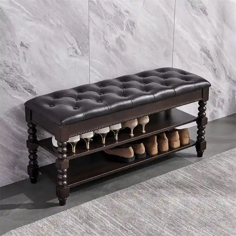Storage Bench Shoe - 39.4D x 13.8W x 18.9H