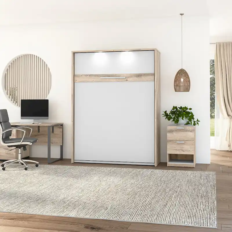 Cielo 66W Queen Murphy Bed for Multipurpose Room by Bestar