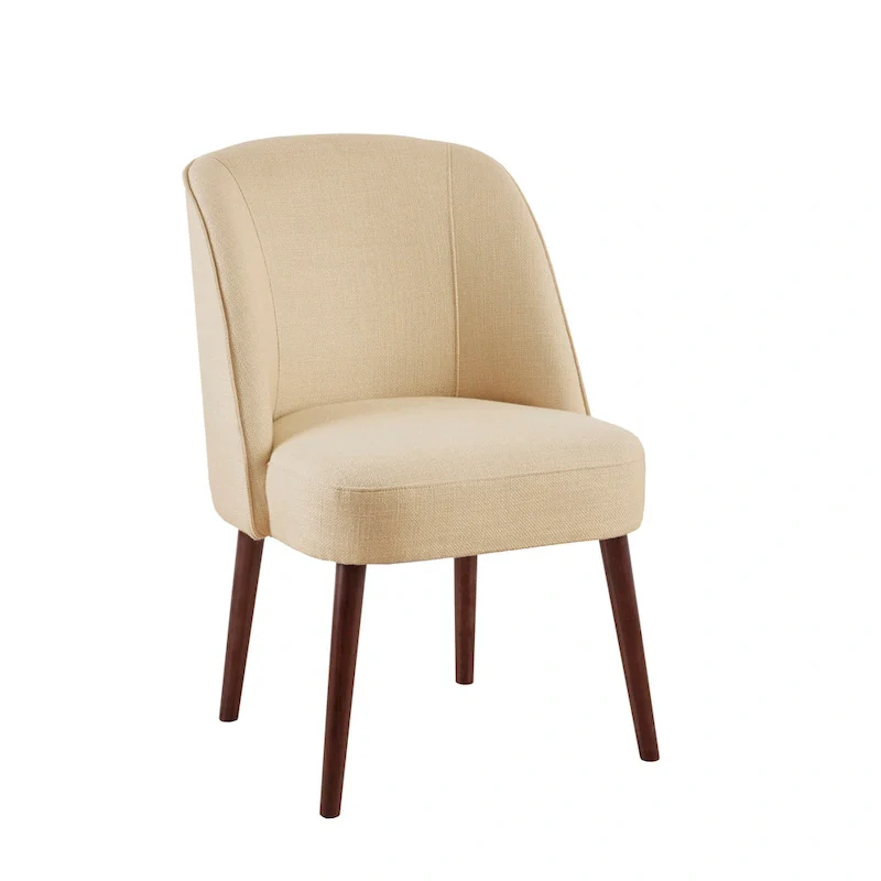 Natural Rounded Back Dining Chair - 22.25w x 24.5d x 34.6h