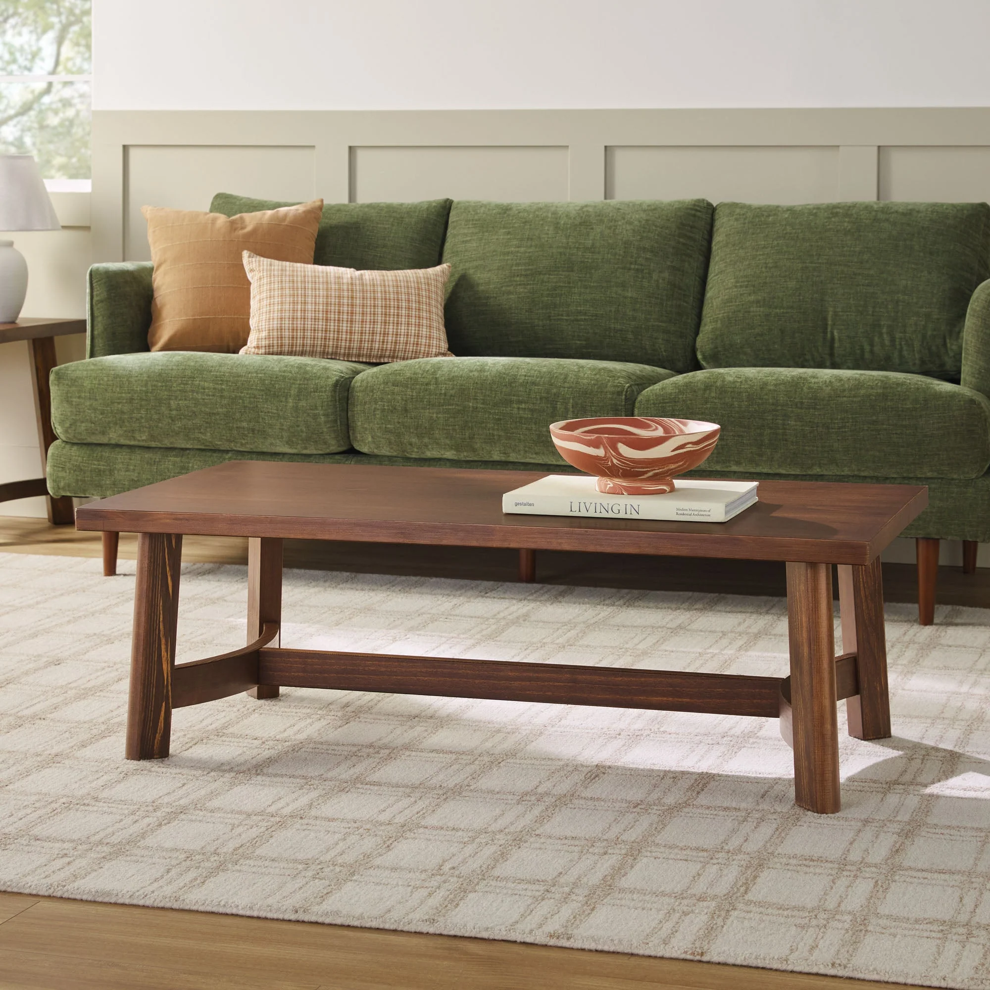 Colt Modern Farmhouse Easy Assembly 48 Coffee Table